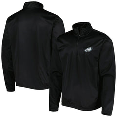 Philadelphia Eagles Dunbrooke All-Star Tech Quarter-Zip Top Black | NFL