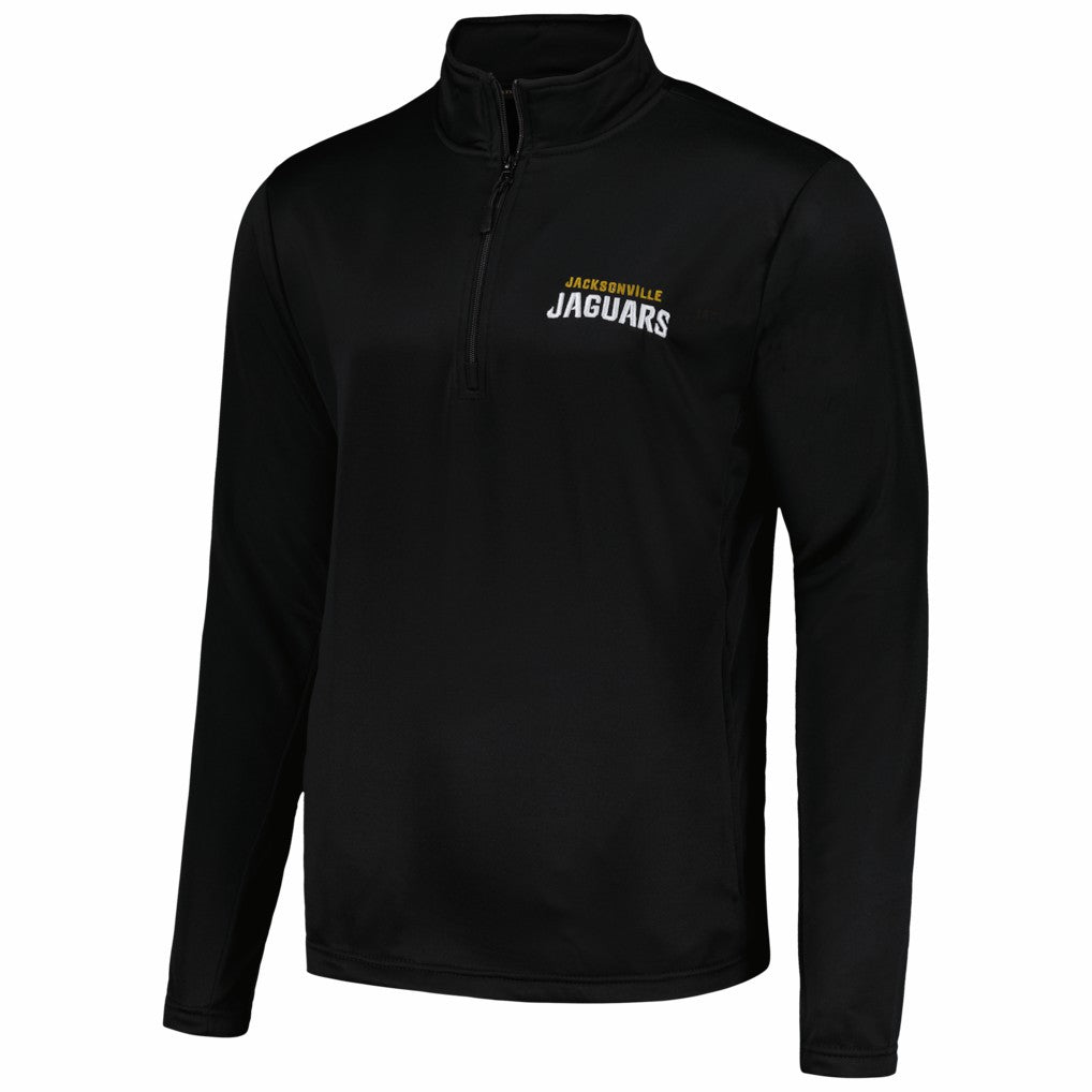 Jacksonville Jaguars Dunbrooke All-Star Tech Quarter-Zip Top Black | NFL