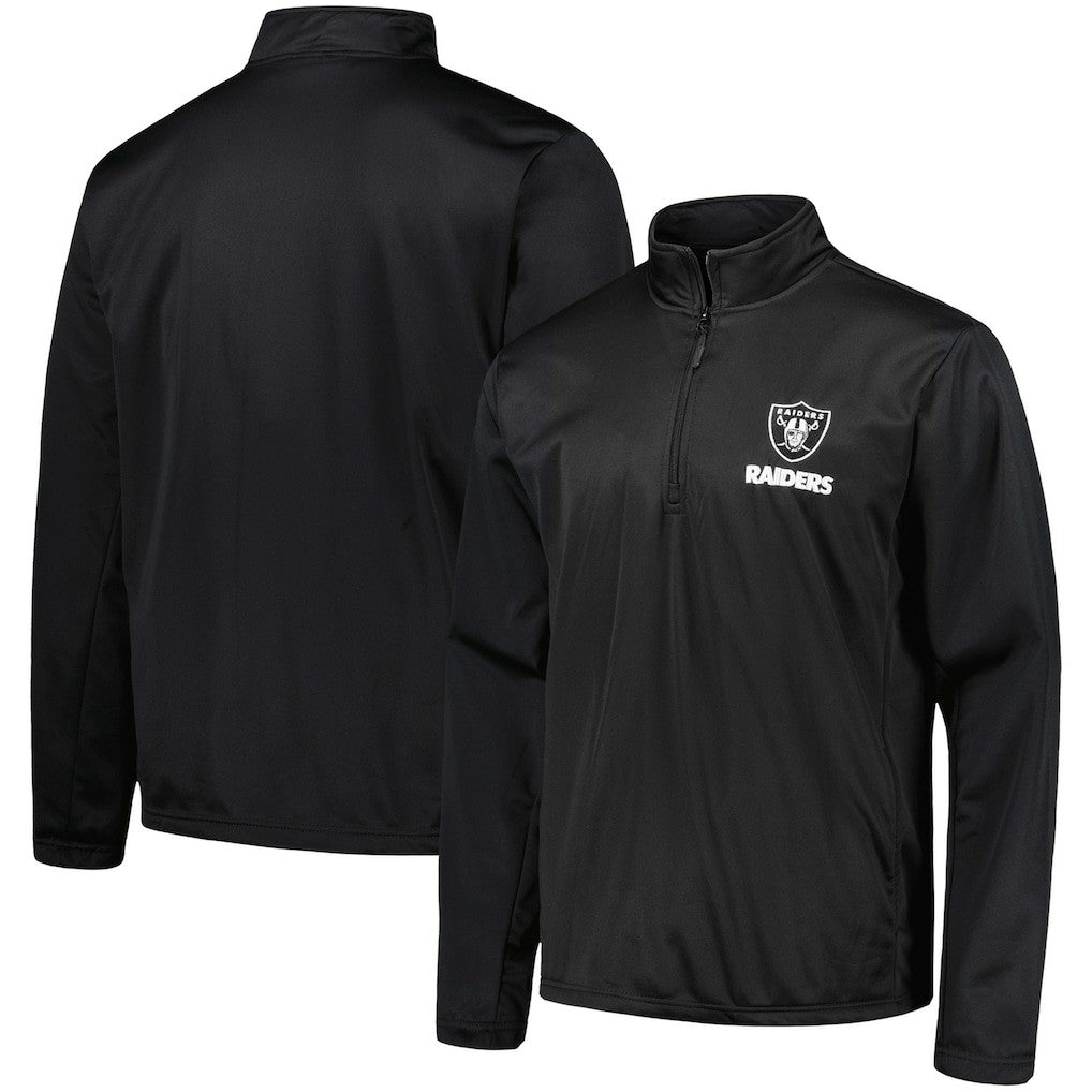 Las Vegas Raiders Dunbrooke All-Star Tech Quarter-Zip Top Black | NFL