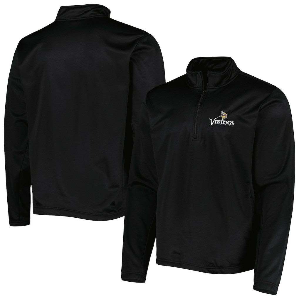 Minnesota Vikings Dunbrooke All-Star Tech Quarter-Zip Top Black | NFL