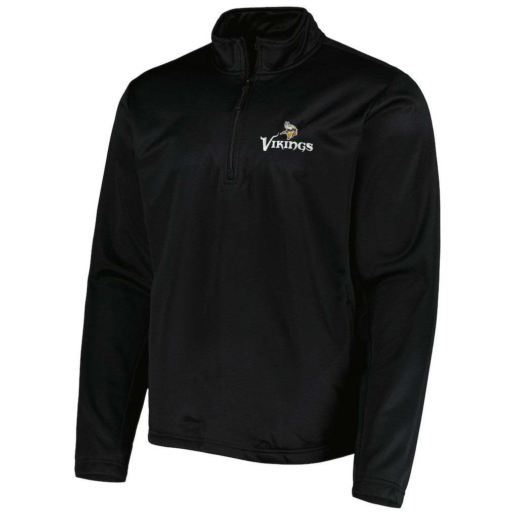 Minnesota Vikings Dunbrooke All-Star Tech Quarter-Zip Top Black | NFL