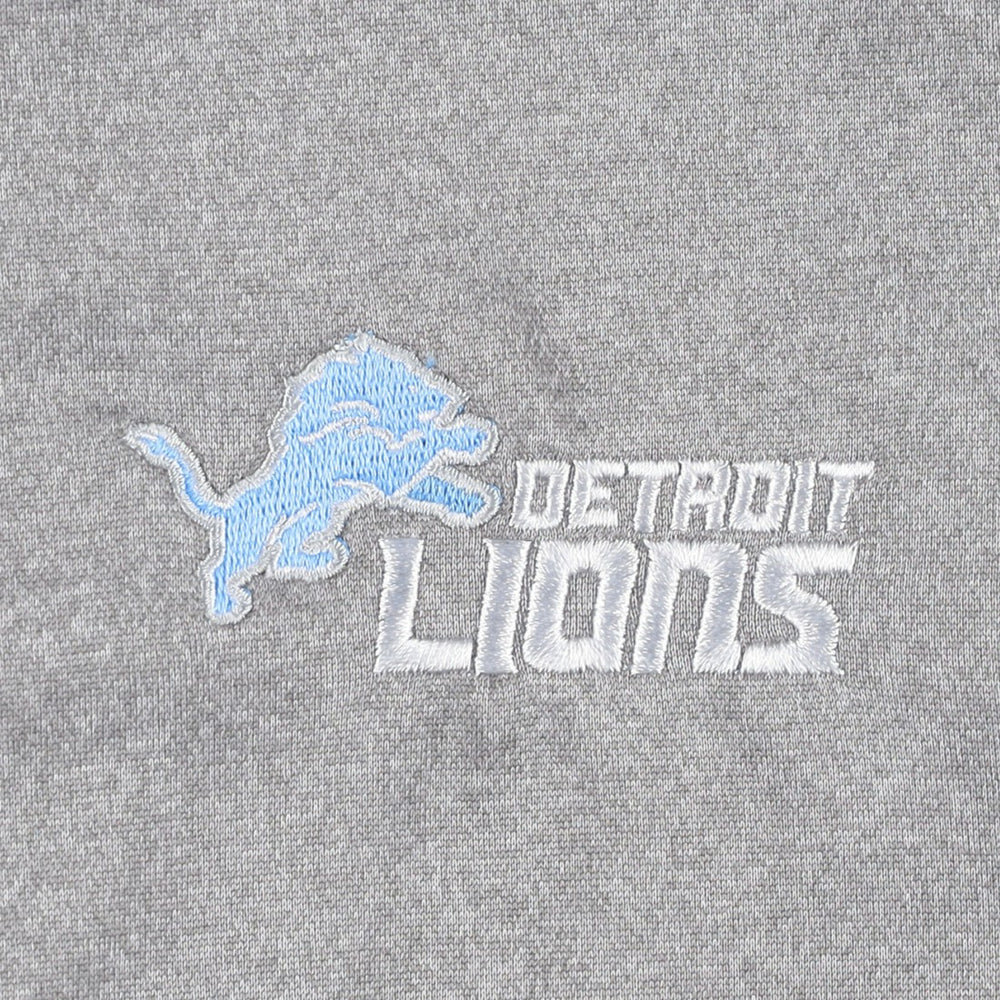 Detroit Lions Dunbrooke All-Star Tech Quarter-Zip Top Heather Gray | NFL