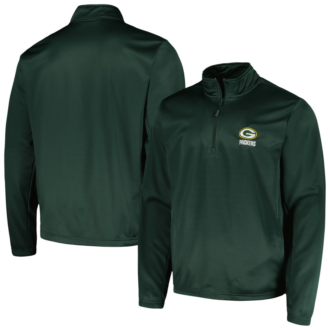 Green Bay Packers Dunbrooke All-Star Tech Quarter-Zip Top Green | NFL