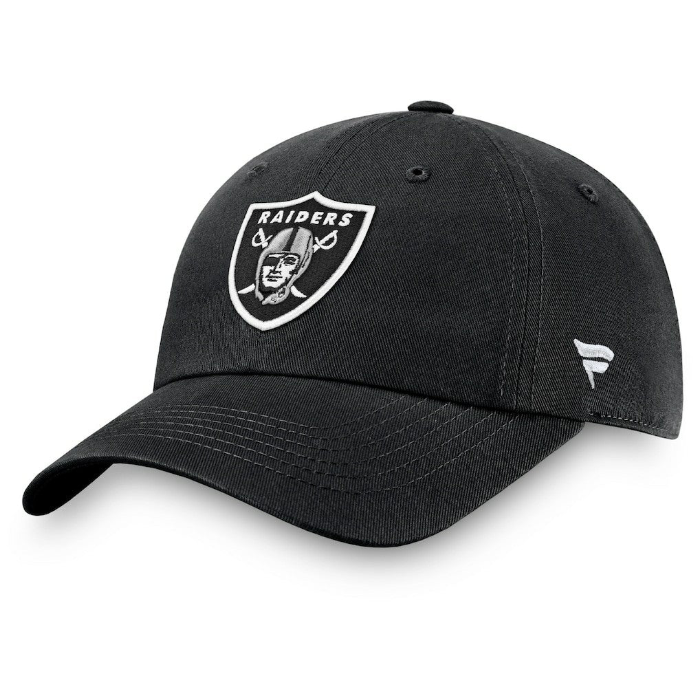 Las Vegas Raiders Fundamental Adjustable Hat Black | Fanatics
