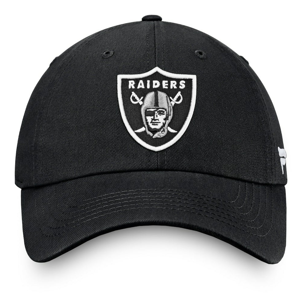Las Vegas Raiders Fundamental Adjustable Hat Black | Fanatics