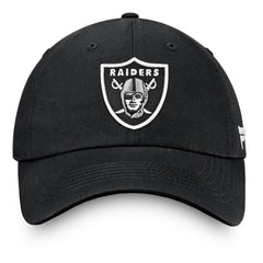 Las Vegas Raiders Fundamental Adjustable Hat Black | Fanatics
