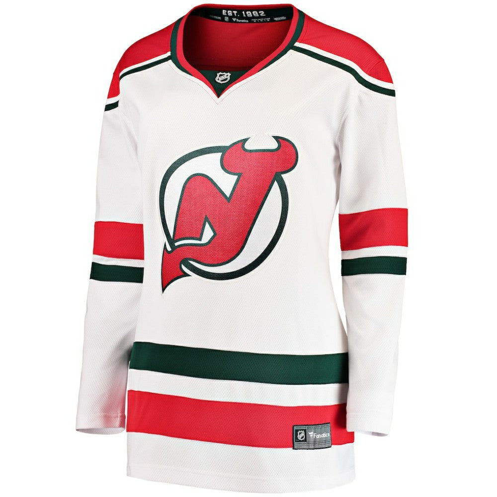 New Jersey Devils Fanatics Women's Alternate Breakaway Jersey - White - NHL