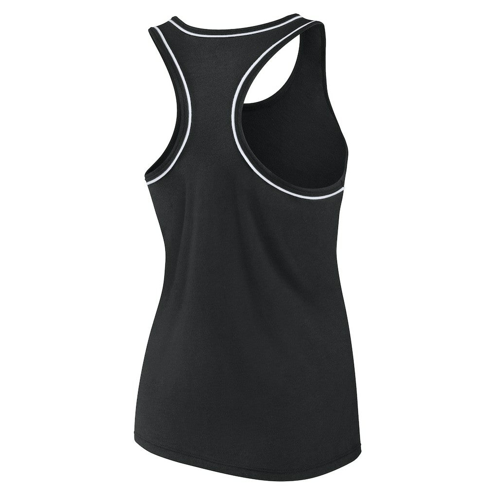 Brooklyn Nets Women's Wordmark Logo Racerback Tank Top Black - NBA