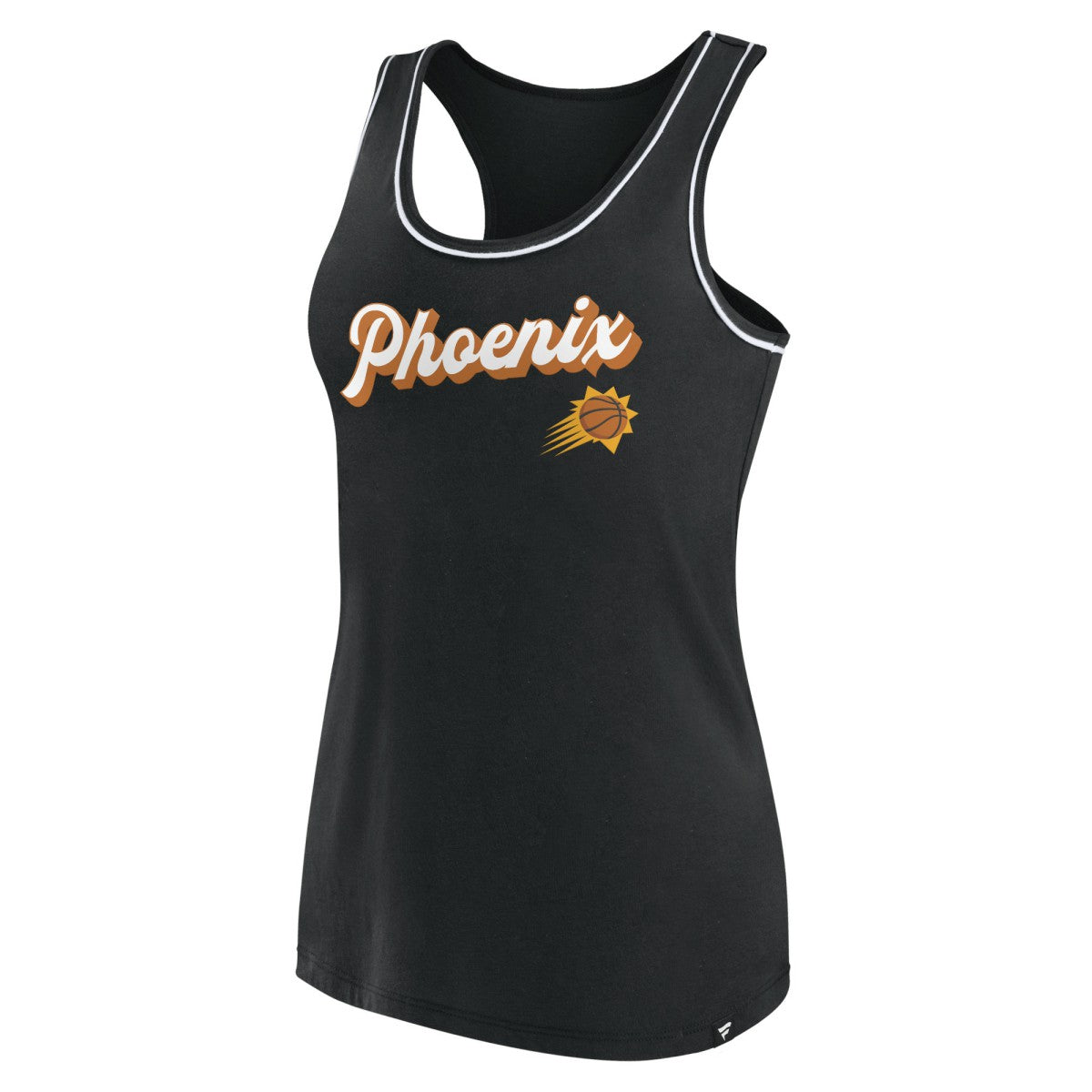Phoenix Suns Women's Wordmark Logo Racerback Tank Top Black - NBA
