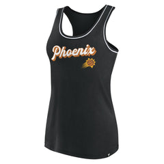 Phoenix Suns Women's Wordmark Logo Racerback Tank Top Black - NBA