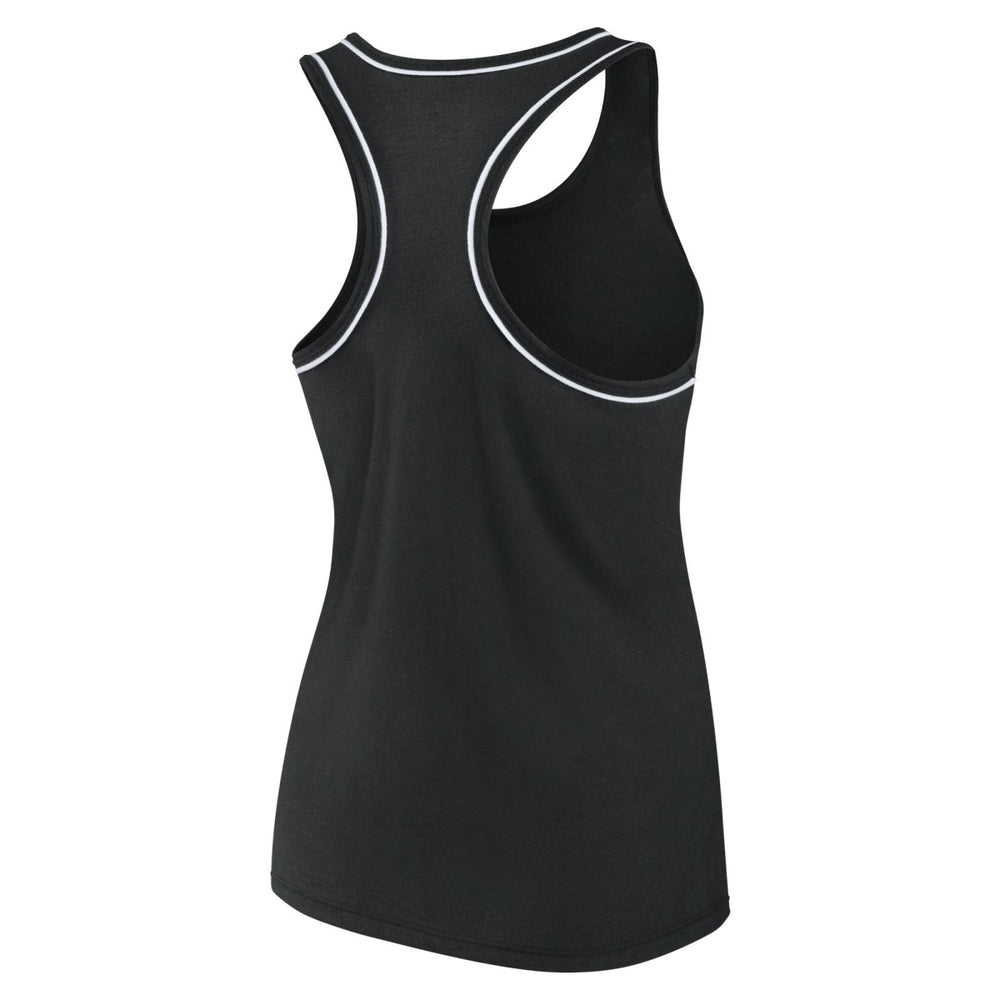 Milwaukee Bucks Women's Wordmark Logo Racerback Tank Top Black - NBA