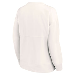 Phoenix Suns Women's Tonal Leopard Pullover Sweatshirt White - NBA