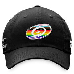 Carolina Hurricanes Fanatics Team Logo Pride Adjustable Hat - Black - NHL
