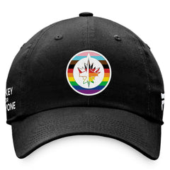Winnipeg Jets Fanatics Team Logo Pride Adjustable Hat - Black - NHL