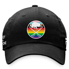 Buffalo Sabres Fanatics Team Logo Pride Adjustable Hat - Black - NHL