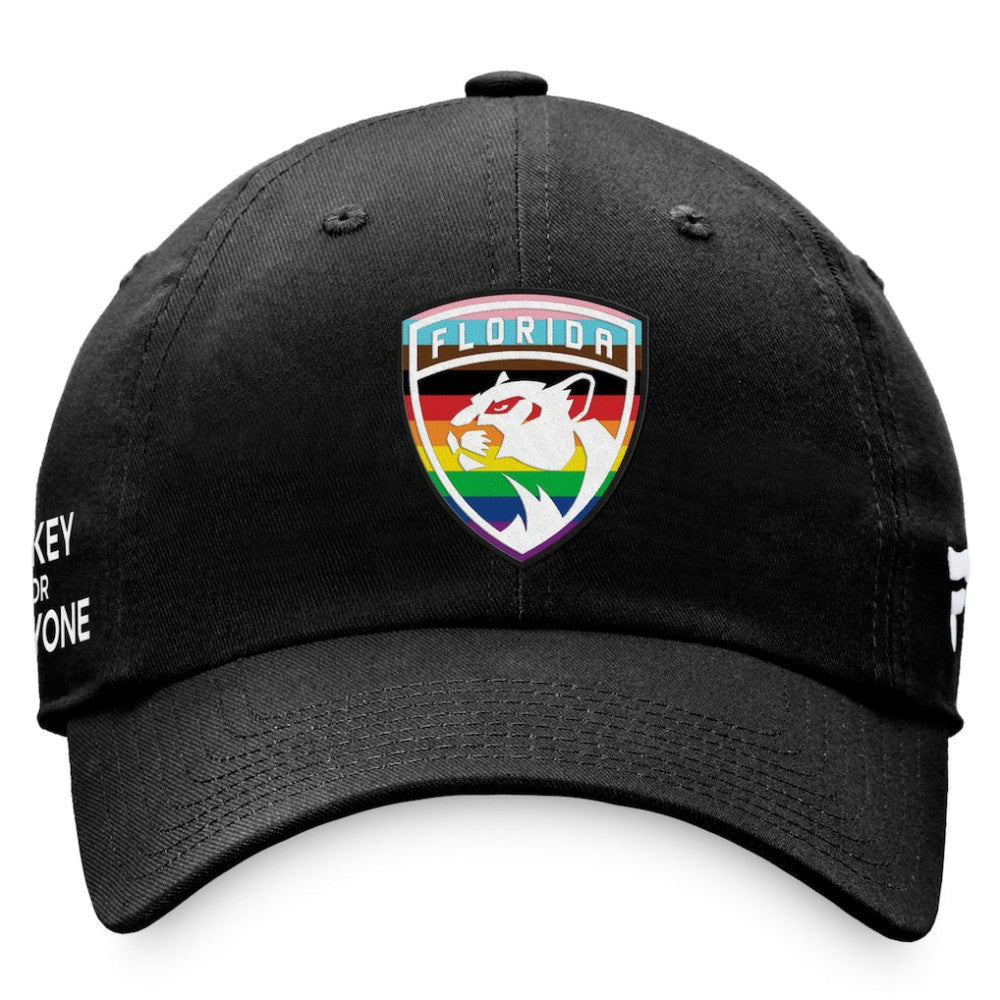 Florida Panthers Fanatics Team Logo Pride Adjustable Hat - Black - NHL