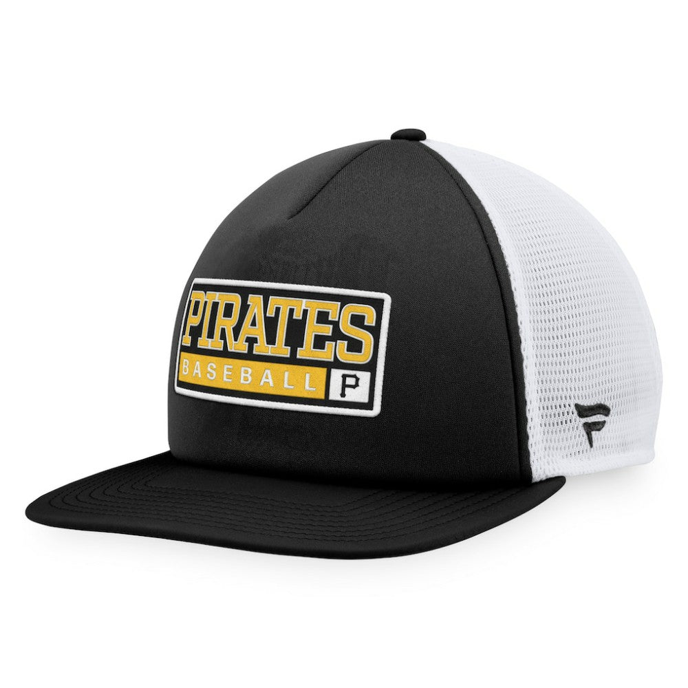 Pittsburgh Pirates Majestic Foam Trucker Snapback Hat - MLB
