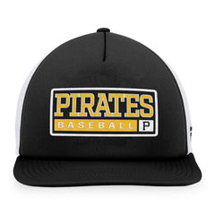 Pittsburgh Pirates Majestic Foam Trucker Snapback Hat - MLB