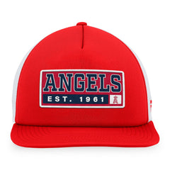 Los Angeles Angels Majestic Foam Trucker Snapback Hat - MLB