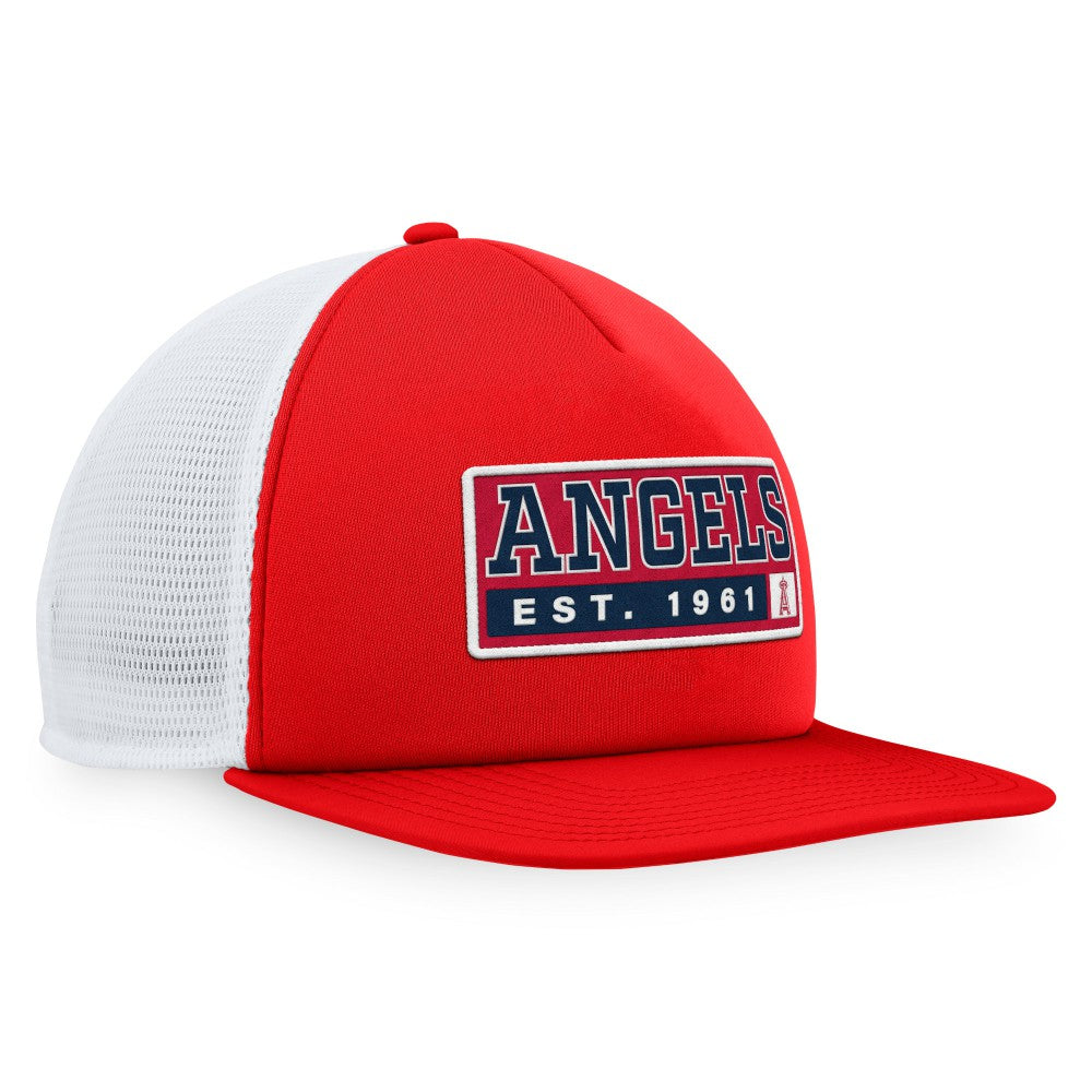 Los Angeles Angels Majestic Foam Trucker Snapback Hat - MLB