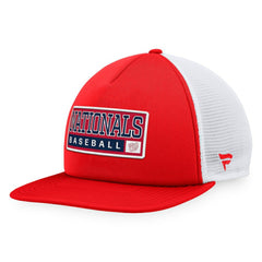 Washington Nationals Majestic Foam Trucker Snapback Hat - MLB
