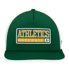 Athletics Majestic Foam Trucker Snapback Hat - MLB