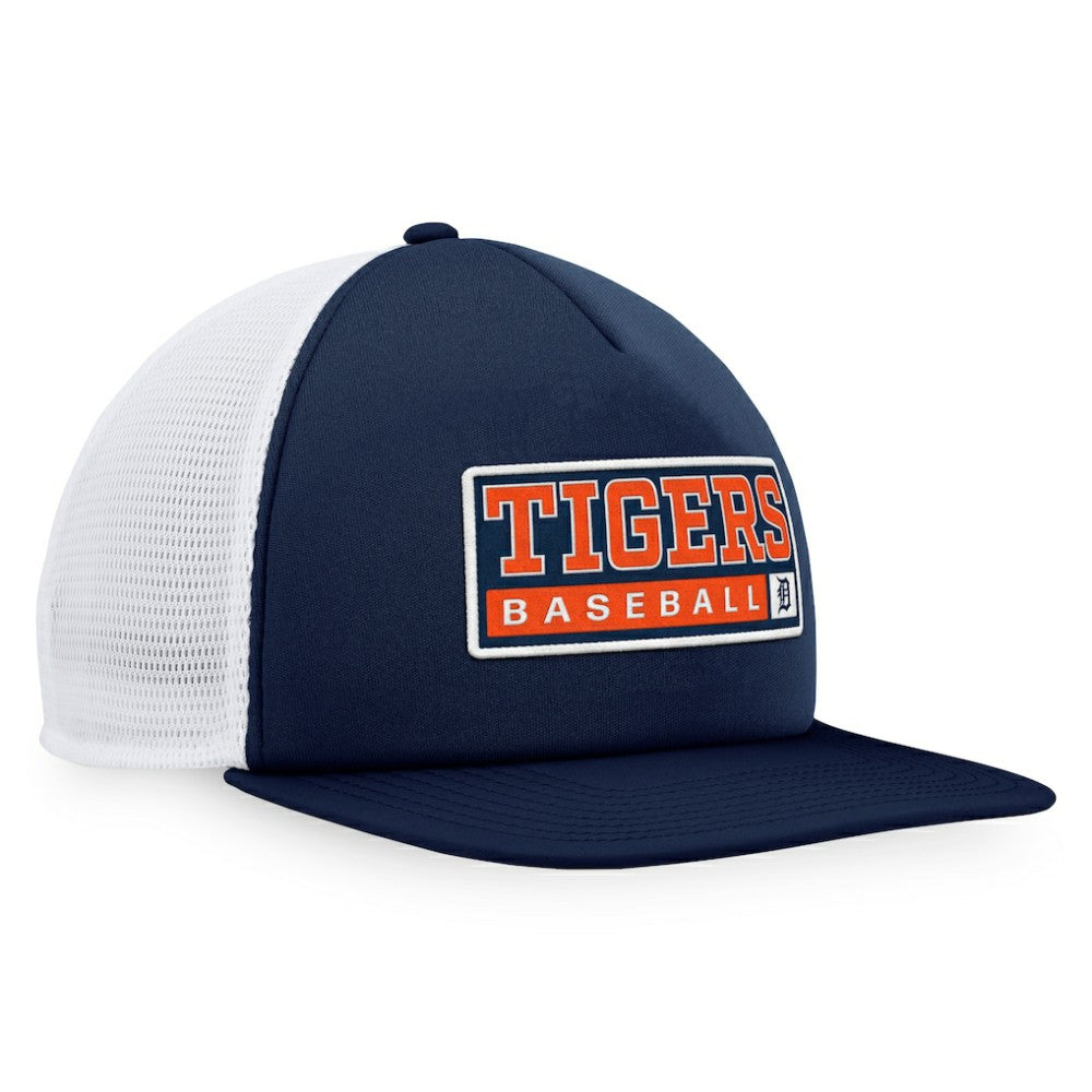 Detroit Tigers Majestic Foam Trucker Snapback Hat - MLB