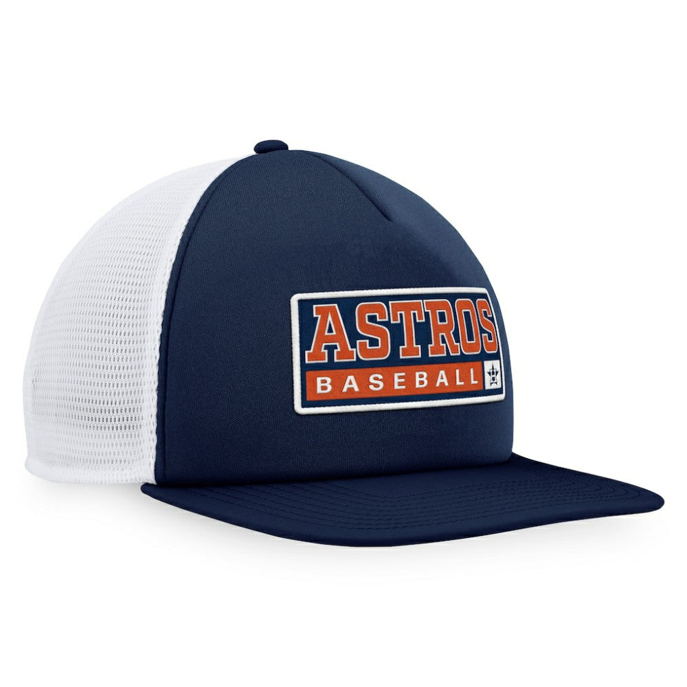 Houston Astros Majestic Foam Trucker Snapback Hat - MLB