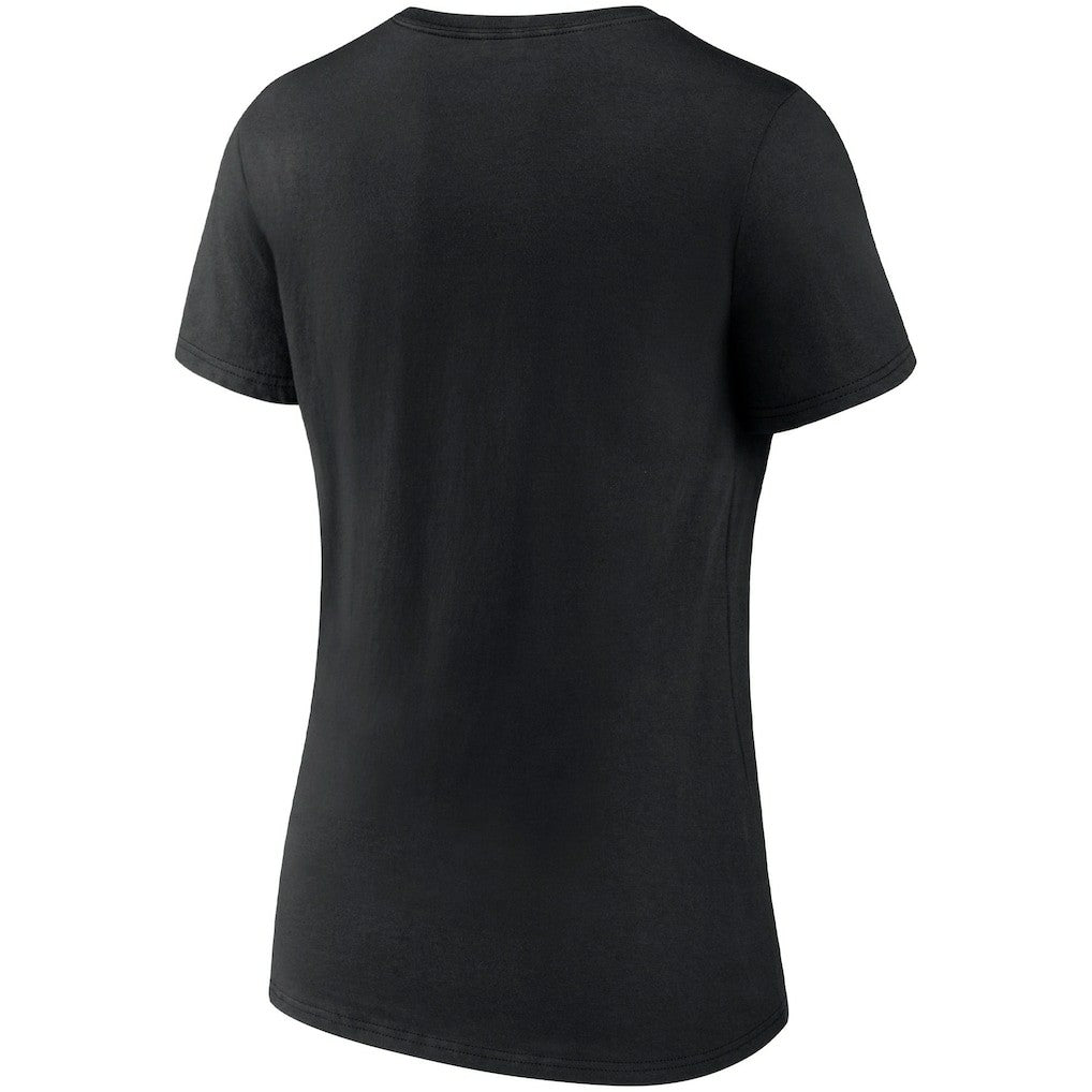 Boston Celtics Women's Hometown Collection 617 V-Neck T-Shirt Black - NBA