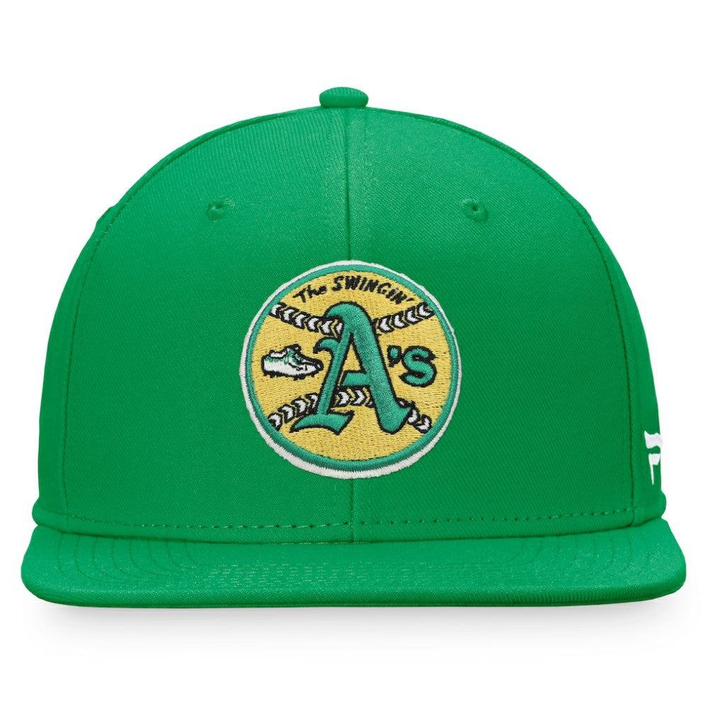 Athletics Fanatics Cooperstown Collection Core Snapback Hat - MLB