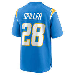 Isaiah Spiller Los Angeles Chargers Game Jersey Powder Blue | Nike for Sale