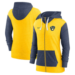 Milwaukee Brewers Nike Women's Full-Zip Hoodie - MLB