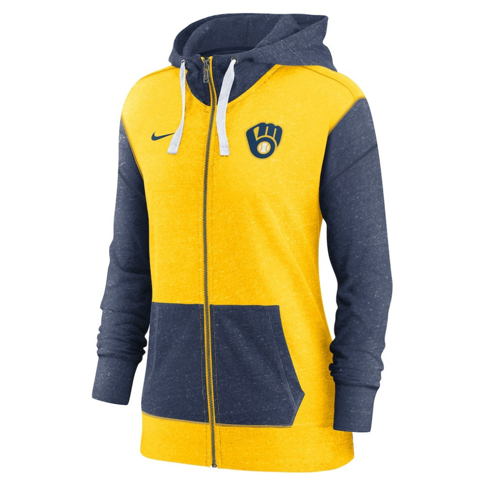 Milwaukee Brewers Nike Women's Full-Zip Hoodie - MLB