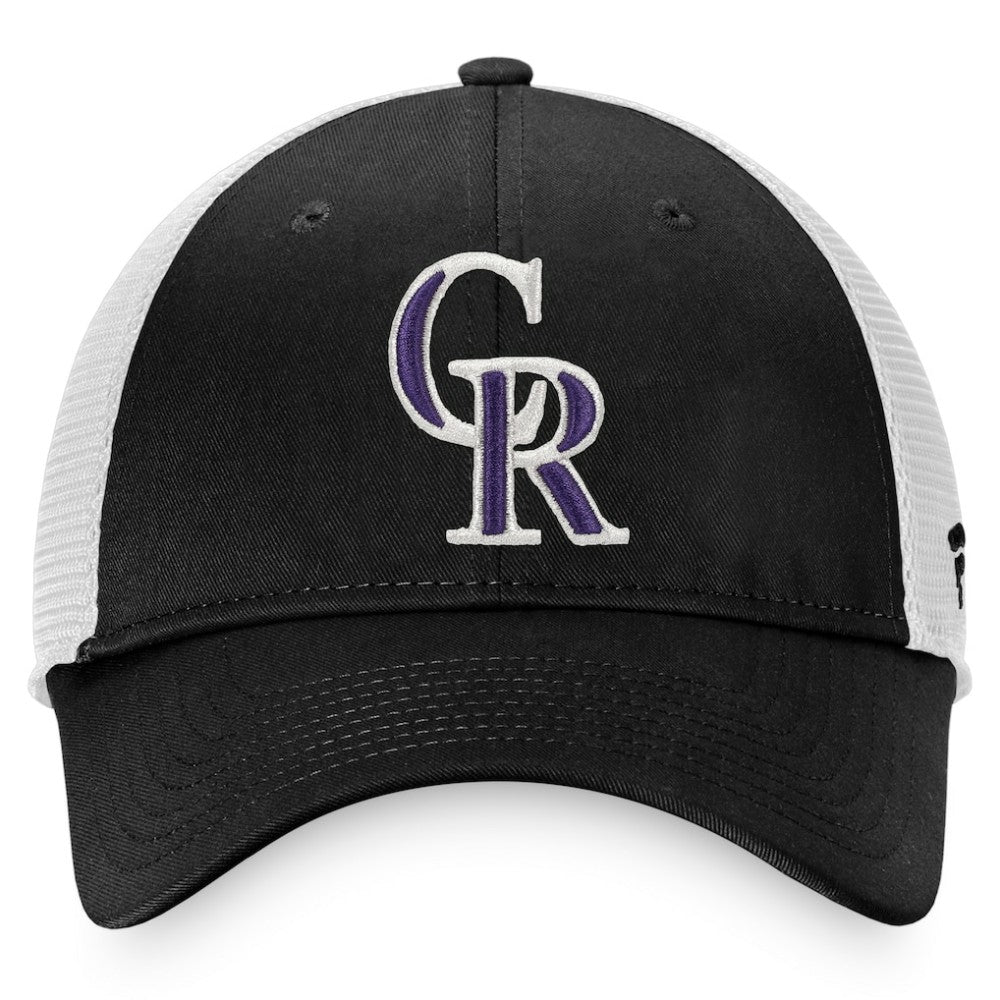 Colorado Rockies Fanatics Cooperstown Collection Core Trucker Snapback Hat - MLB