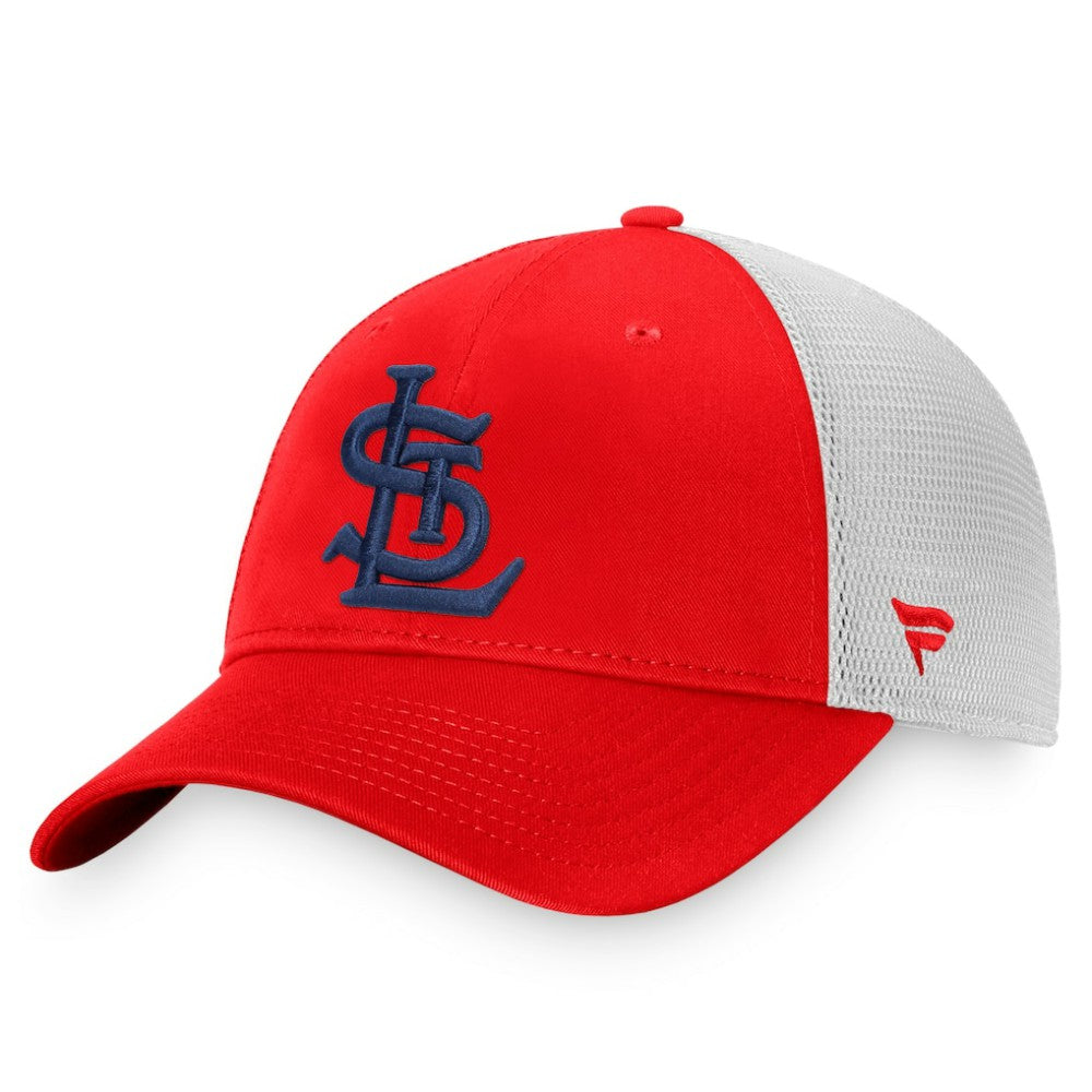 St. Louis Cardinals Fanatics Cooperstown Collection Core Trucker Snapback Hat - MLB