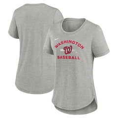 Washington Nationals Nike Women's Hot Prospect Tri-Blend T-Shirt - MLB