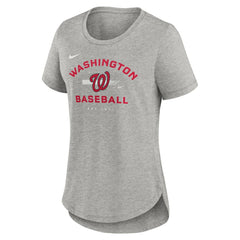 Washington Nationals Nike Women's Hot Prospect Tri-Blend T-Shirt - MLB