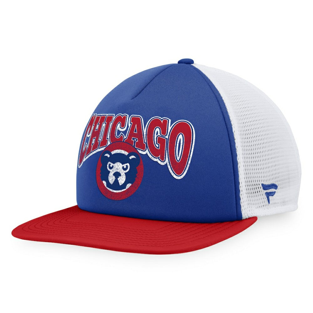Chicago Cubs Fanatics Heritage Foam Front Trucker Snapback Hat - MLB