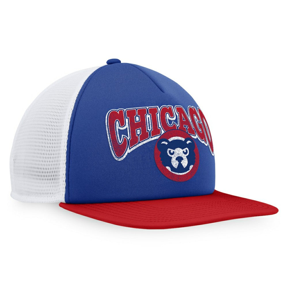 Chicago Cubs Fanatics Heritage Foam Front Trucker Snapback Hat - MLB