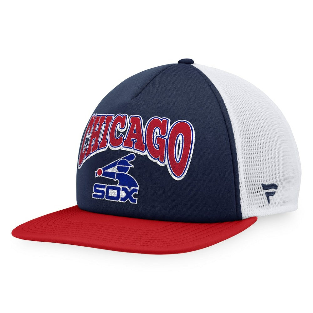 Chicago White Sox Fanatics Heritage Foam Front Trucker Snapback Hat - MLB