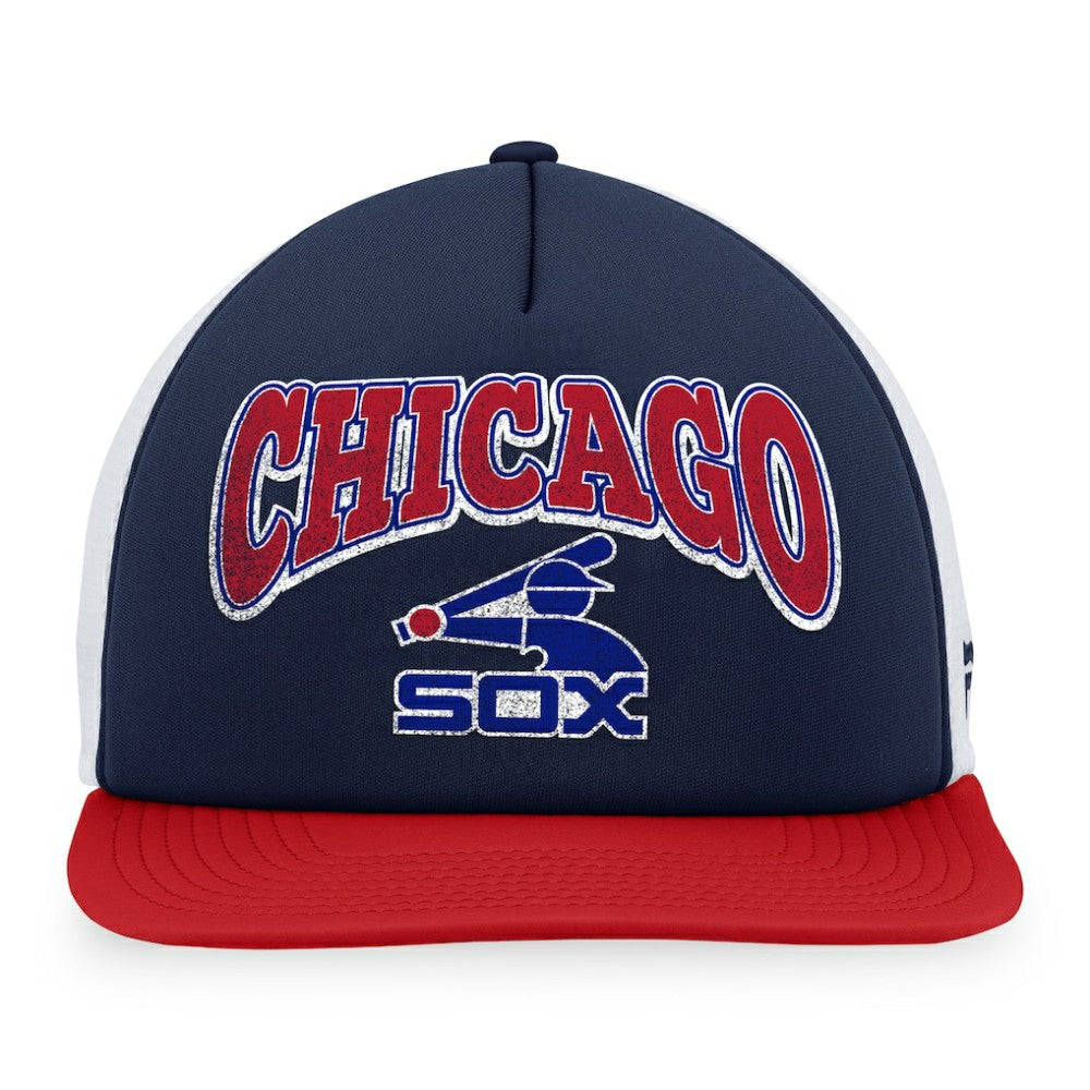 Chicago White Sox Fanatics Heritage Foam Front Trucker Snapback Hat - MLB