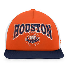 Houston Astros Fanatics Heritage Foam Front Trucker Snapback Hat - MLB