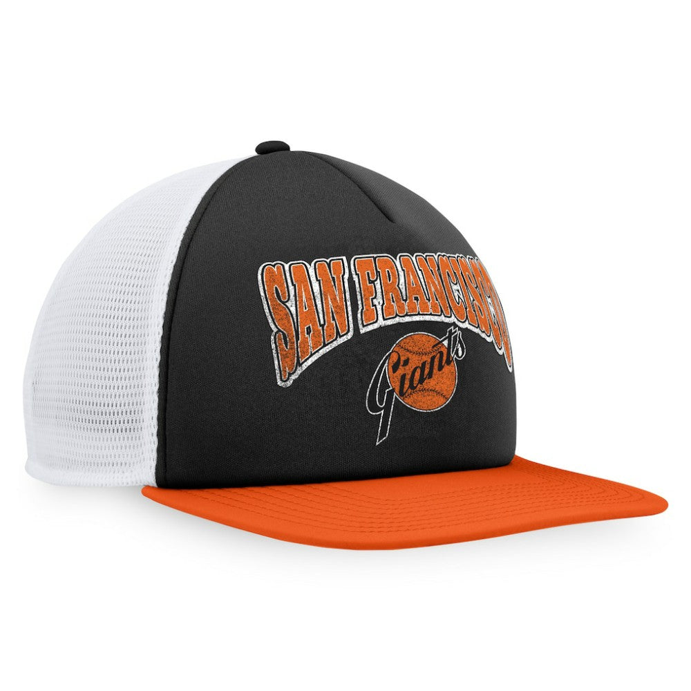 San Francisco Giants Fanatics Heritage Foam Front Trucker Snapback Hat - MLB