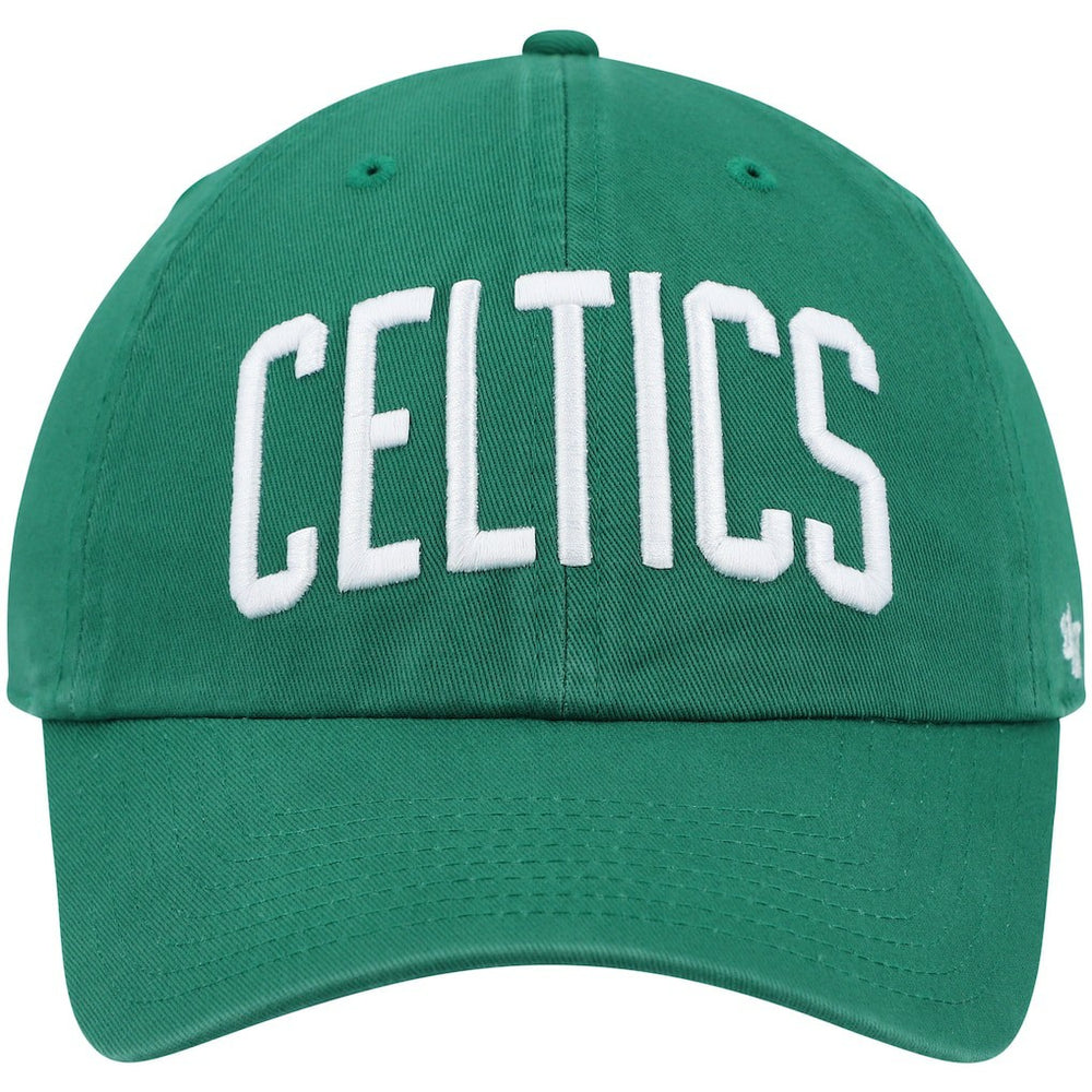 Boston Celtics '47 Clean Up Wordmark Adjustable Hat Kelly Green - NBA