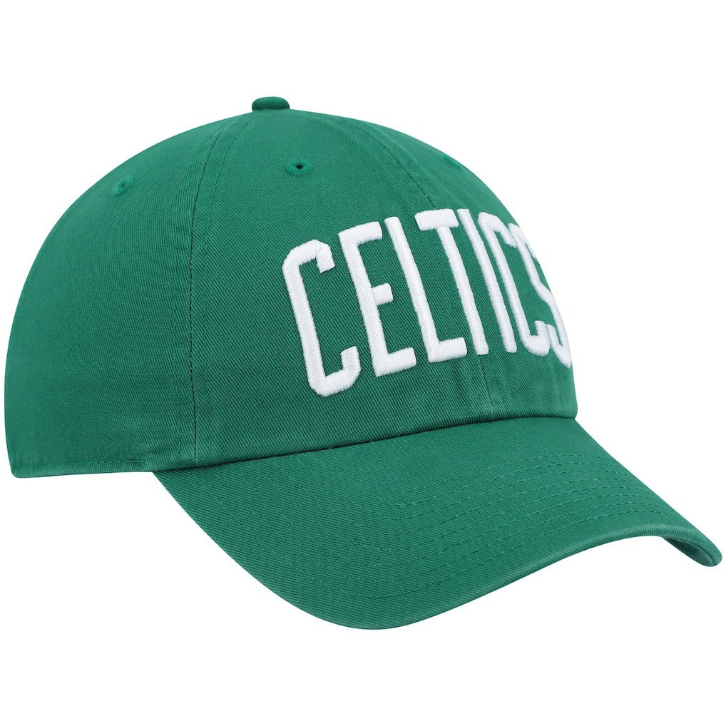 Boston Celtics '47 Clean Up Wordmark Adjustable Hat Kelly Green - NBA