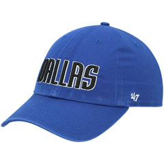 Dallas Mavericks '47 Clean Up Wordmark Adjustable Hat Royal - NBA