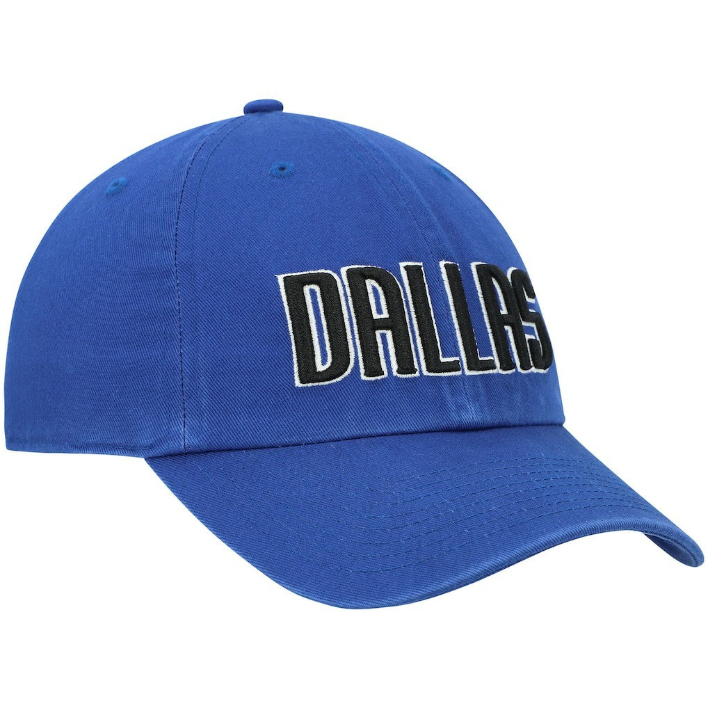 Dallas Mavericks '47 Clean Up Wordmark Adjustable Hat Royal - NBA