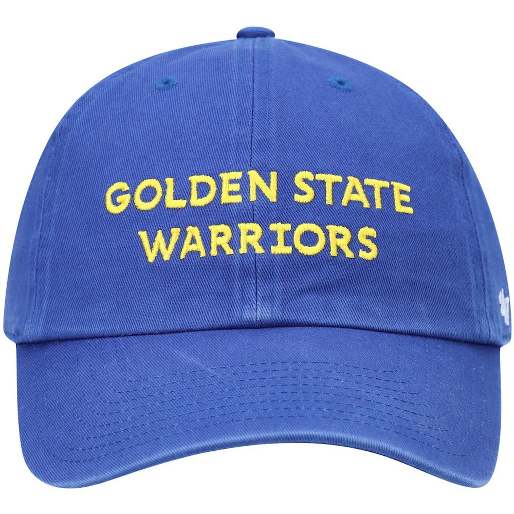 Golden State Warriors '47 Clean Up Wordmark Adjustable Hat Royal - NBA