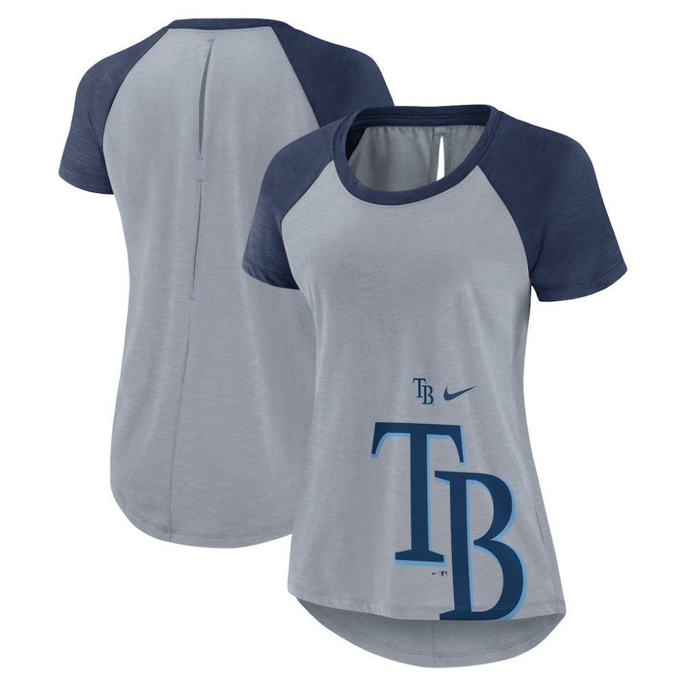 Tampa Bay Rays Nike Women's Summer Breeze Raglan Fashion T-Shirt - MLB