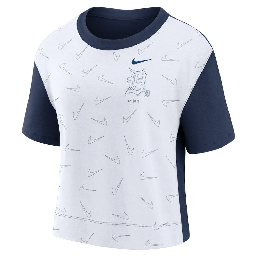 Detroit Tigers Nike Women's Line Up High Hip Fashion T-Shirt - MLB